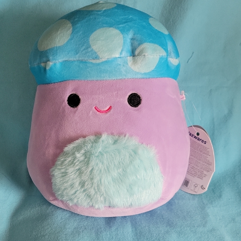 🆕️ Squishmallows 7.5in Pyle the purple and blue mushroom